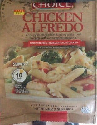 Chicken Alfredo Penne Pasta, Vegetables & Grilled White Meat Chicken, With A Creamy Alfredo Sauce