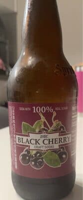 black cherry craft soda