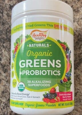 Organic greens + probiotic