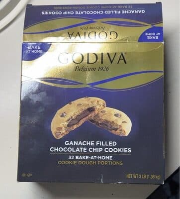 Ganache Filled Chocolate Chip Cookie