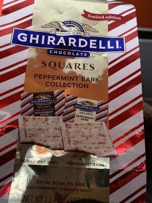 Peppermint Bark Squares Collection, Dark Chocolate Peppermint Bark