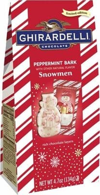 Peppermint Bark Flavor Snowmen Chocolate