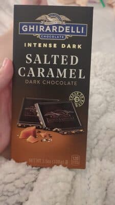 Intense Dark Salted Caramel Cascade Dark Chocolate With Crunchy Caramel Pieces And Sea Salt