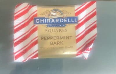 Peppermint Bark Chocolate Squares
