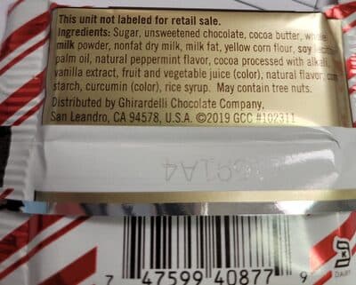 Peppermint bark
