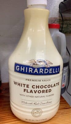 White Chocolate Sauce