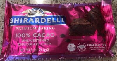 Ghirardelli Unsweetened Chocolate Chips
