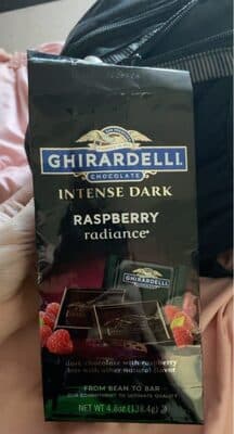 Intense Dark Raspberry Radiance Dark Chocolate Bar