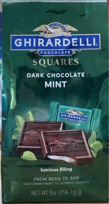 Dark Chocolate Mint Squares
