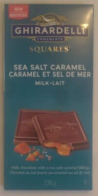 Sea Salt Caramel Milk Chocolate Squares