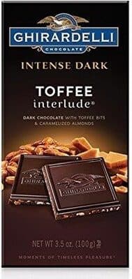 Toffee Interlude Intense Dark Chocolate With Toffee Bits & Caramelized Almonds