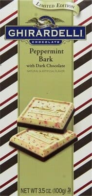 Dark Chocolate Peppermint Bark Bar