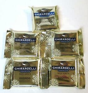 Ghirardelli Chocolate, Squares, Eggnog