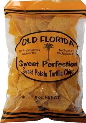 Sweet perfection sweet potato tortilla chips