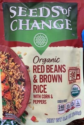 Organic Red Beans & Brown Rice With Corn & Peppers