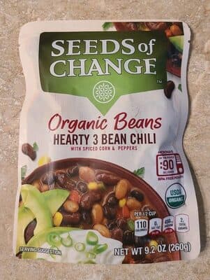 Organic Beans Hearty 3 Bean Chili With Spiced Corn & Peppers