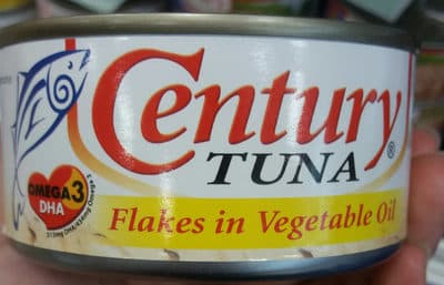 flakes in vegetable oil