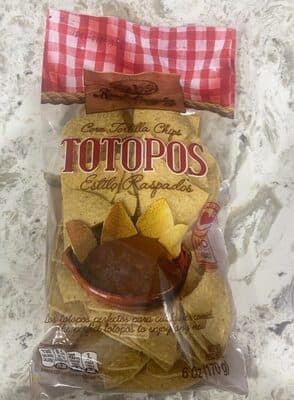 Corn Tortilla Chips Totopos