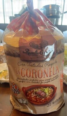 La Coronela Corn Tostadas Raspada