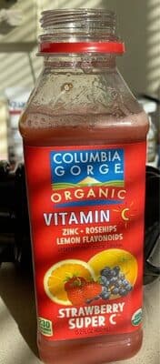 Columbia Gorge Organic, Fruit Puree & Juice Blend, Strawberry Super C
