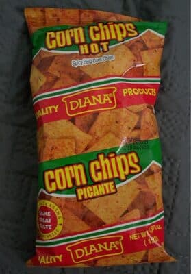 Corn chips hot
