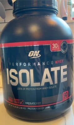 Performance whey isolate