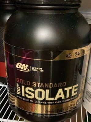 Gold standard whey isolate