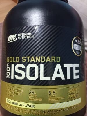 Gold Standard 100% Isolate Rich Vanilla