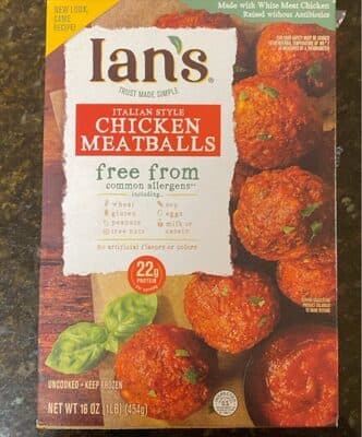 Italian Style Chicken Meatballs