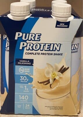Pure Protein Complete Protein Shake Vanilla Milkshake