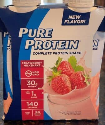 Strawberry Milkshake Flavored Complete Protein Shake