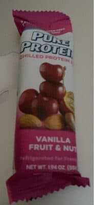 Vanilla Fruit & Nut Flavored Chilled Protein Bar