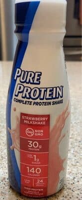Pure Protein Strawberry Milkshake