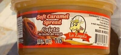 Cajeta de leche de vaca