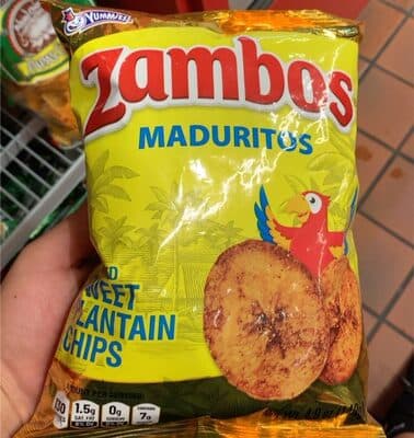 Sweet Plantain Flavored Chips