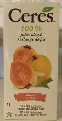 100% Guava Fruit Juice Blend