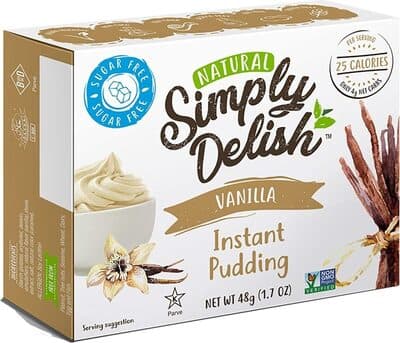 Natural instant vanilla pudding sugar free