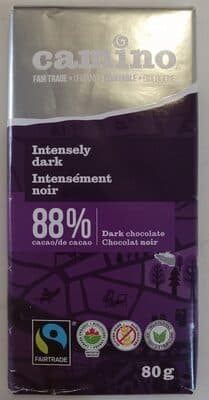 88% Cacao Intensely Dark Chocolate