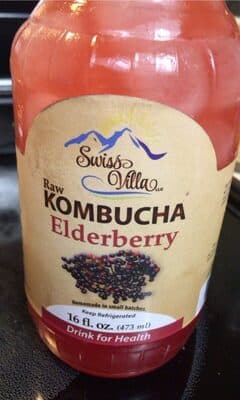 Raw Kombucha Elderberry