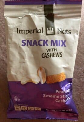 Cashews, Peanuts, Sesame Chips Snack Mix