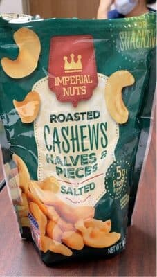 Salted Roasted Cashews Halves & Pieces