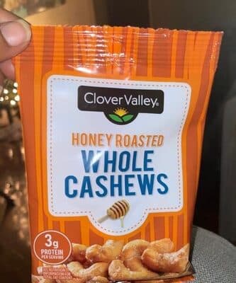 Honey Roasted Whole Cashews