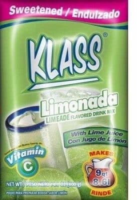 Limeade Flavored Drink Mix