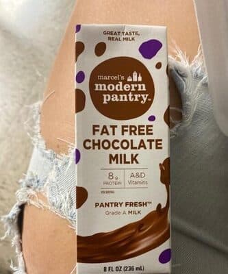 Fat free chocolate milk