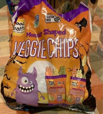 Monster Shaped Veggie Chips Potato Based Snack