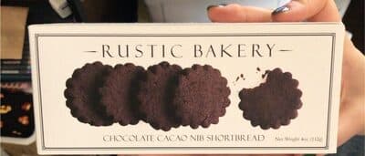 Chocolate Cacao Nib Shortbread