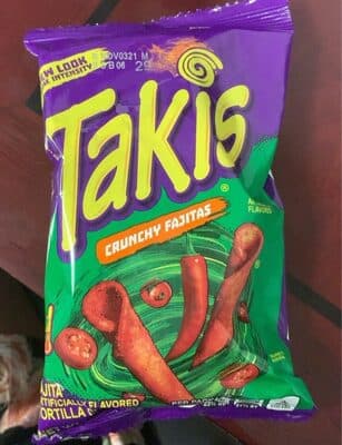 Crunchy Fajitas Flavored Tortilla Chips