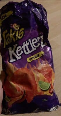 Fuego Hot Chili Pepper & Lime Flavored Potato Chips