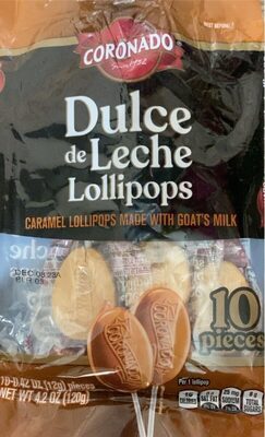 Dulce de leche lolllipops