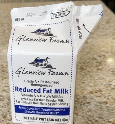 Reduced Fat Milk